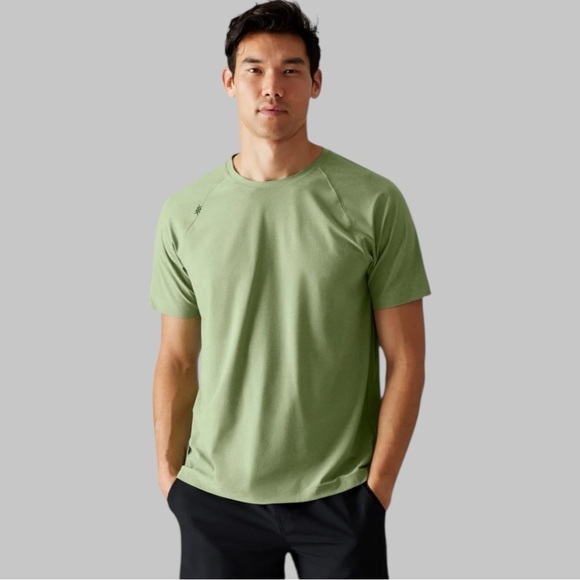 RHONE Other - RHONE Reign Campsite Green Heather Short Sleeve Performance T-Shirt Size M